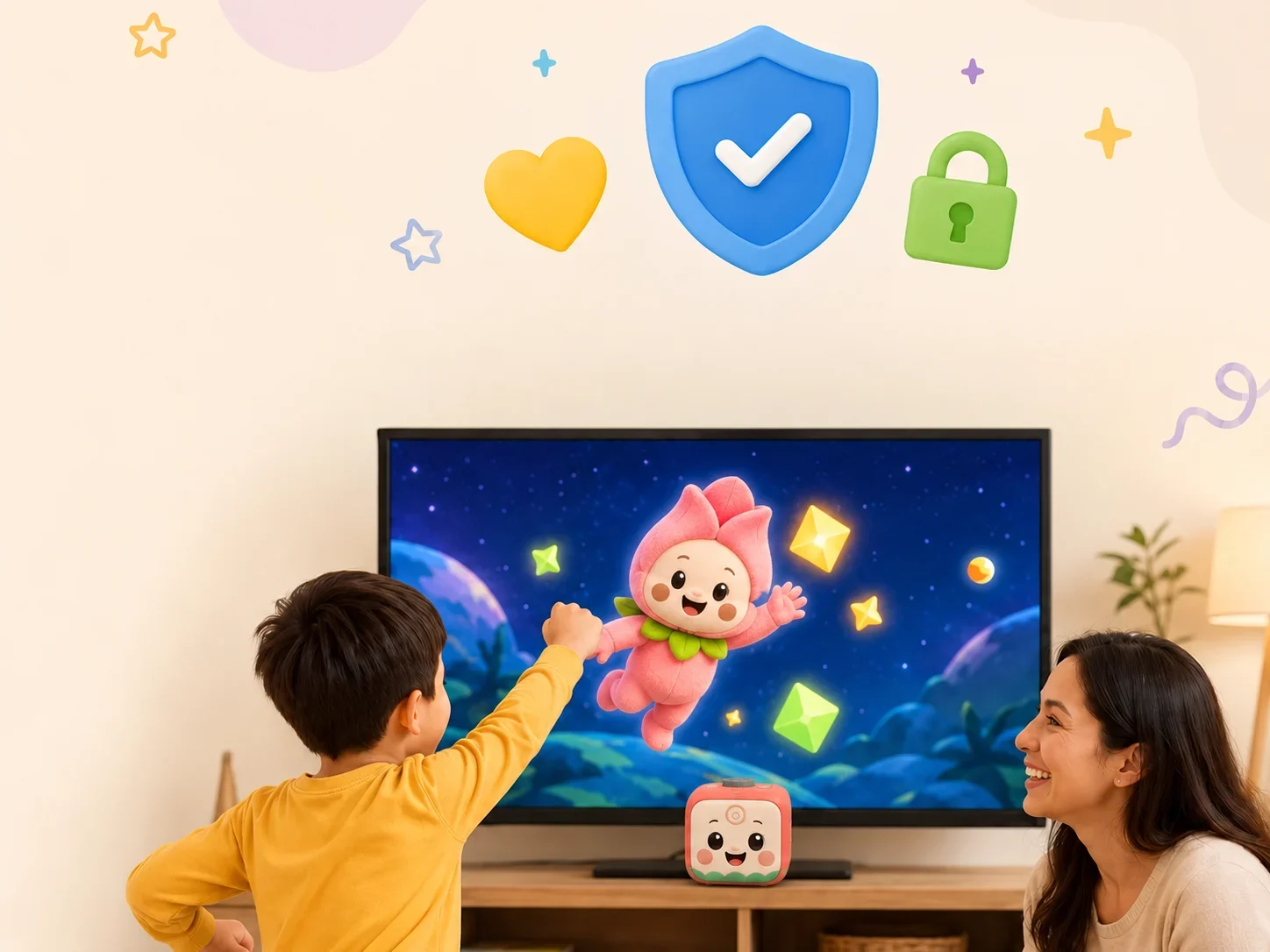 Made for parents — active not passive, safe and offline